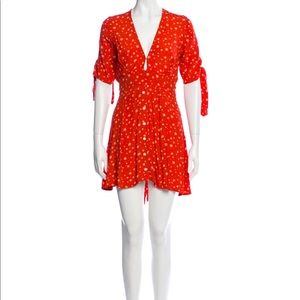 FAITHFULL THE BRAND floral print mini dress